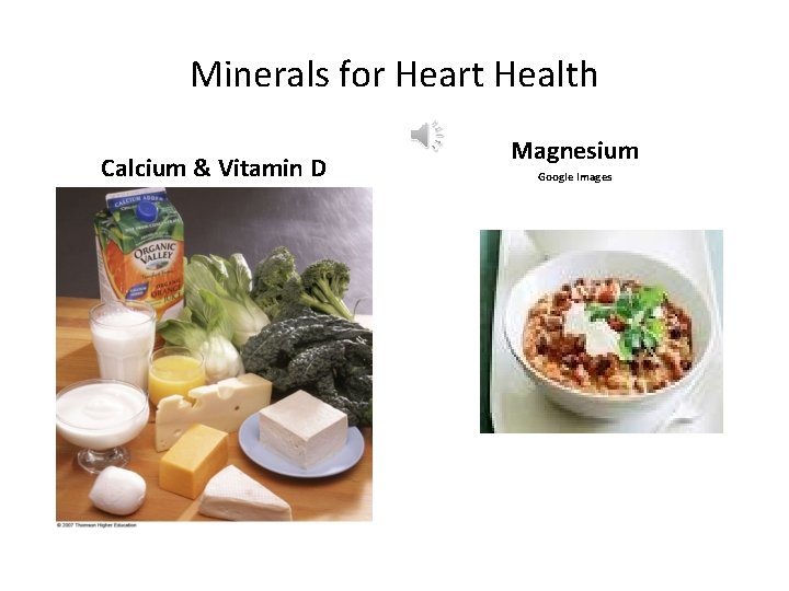 Minerals for Heart Health Calcium & Vitamin D Magnesium Google Images 