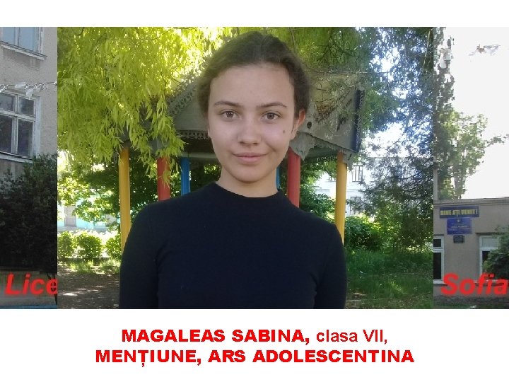 MAGALEAS SABINA, clasa VII, MENȚIUNE, ARS ADOLESCENTINA 