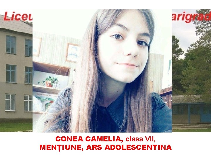 CONEA CAMELIA, clasa VII, MENȚIUNE, ARS ADOLESCENTINA 