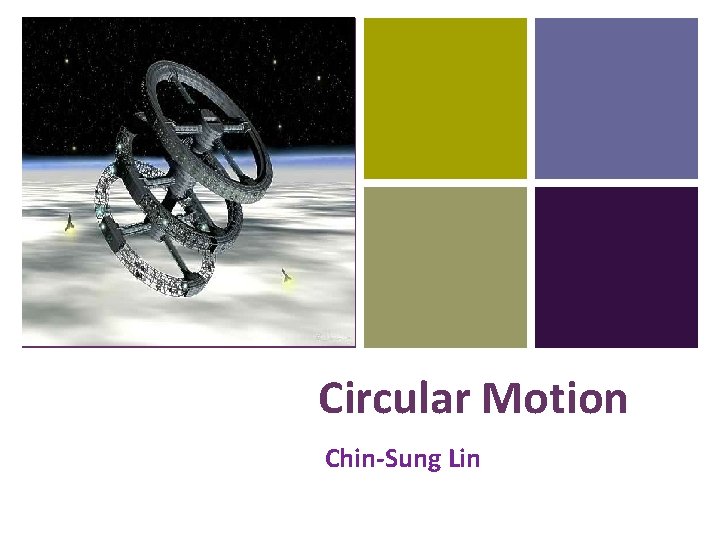 + Circular Motion Chin-Sung Lin 