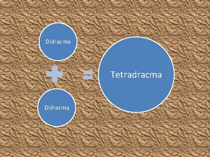 Didracma Tetradracma Didracma 