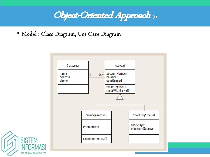 Object-Oriented Approach • Model : Class Diagram, Use Case Diagram (3) 