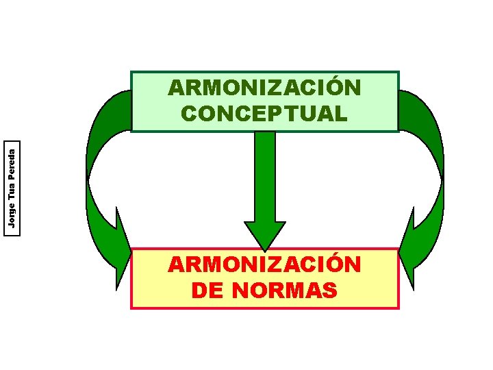 Jorge Tua Pereda ARMONIZACIÓN CONCEPTUAL ARMONIZACIÓN DE NORMAS 