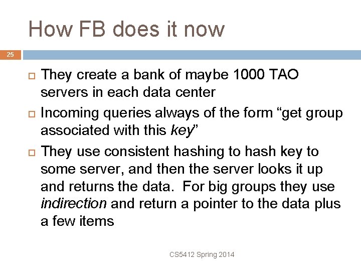 How FB does it now 25 They create a bank of maybe 1000 TAO