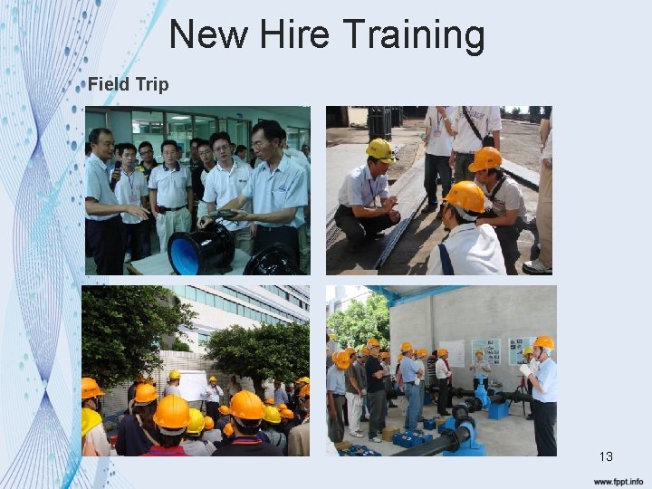 New Hire Training Field Trip 13 New Hire Training Field Trip 13