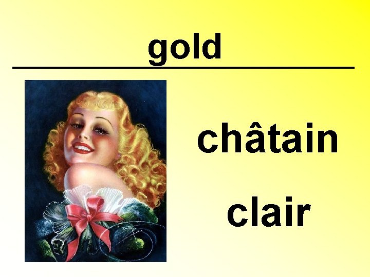 gold châtain clair 