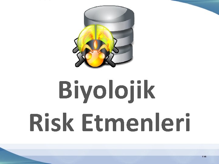 Biyolojik Risk Etmenleri 114 
