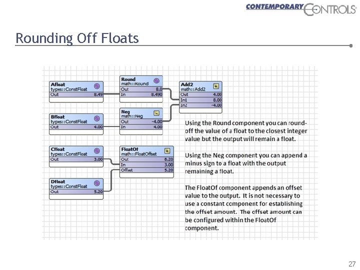 Rounding Off Floats 27 