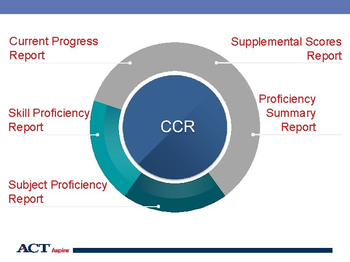Current Progress Report Skill Proficiency Report Supplemental Scores Report Proficiency Summary Report Subject Proficiency