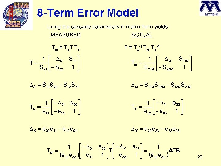 8 -Term Error Model 22 