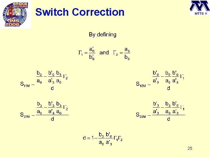 Switch Correction 25 