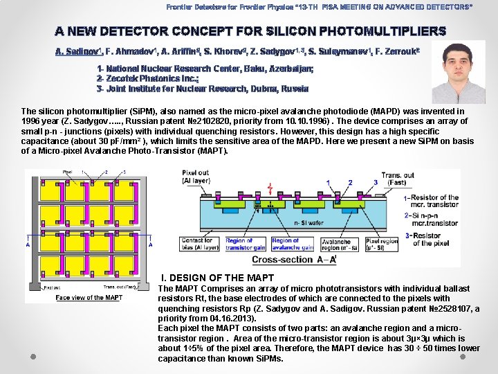 Frontier Detectors for Frontier Physics “ 13 -TH PISA MEETING ON ADVANCED DETECTORS” A