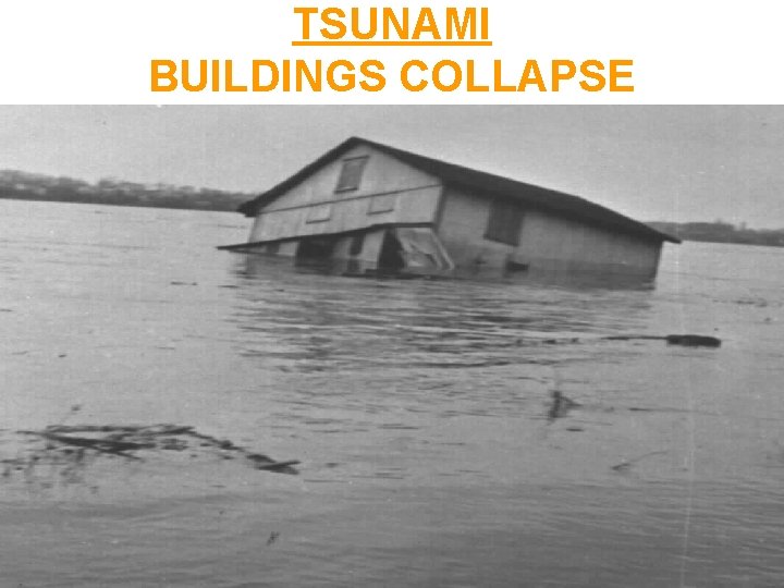 TSUNAMI BUILDINGS COLLAPSE 