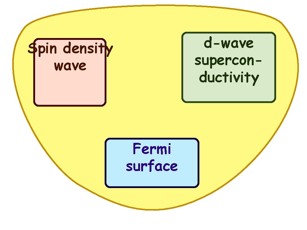 d-wave superconductivity Spin density wave Fermi surface 