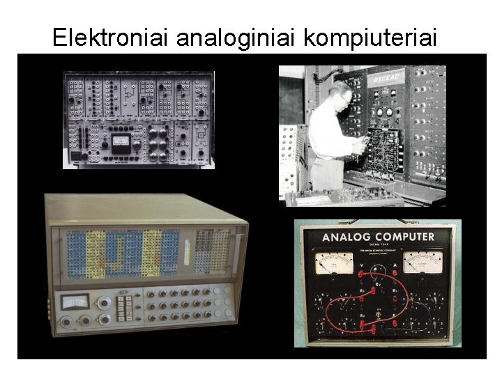 Elektroniai analoginiai kompiuteriai 