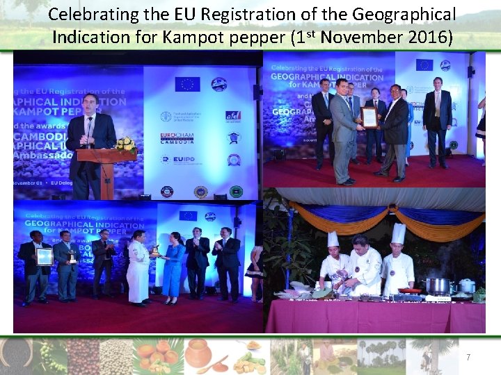 Celebrating the EU Registration of the Geographical Indication for Kampot pepper (1 st November