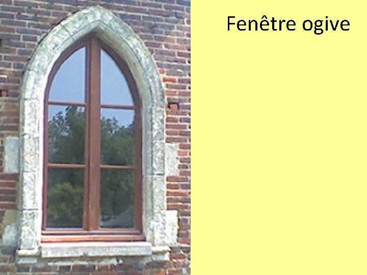 Fenêtre ogive 