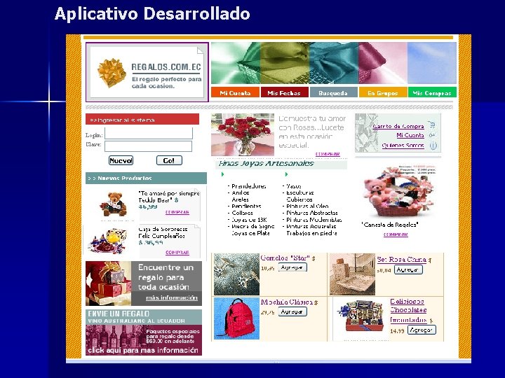 Aplicativo Desarrollado 