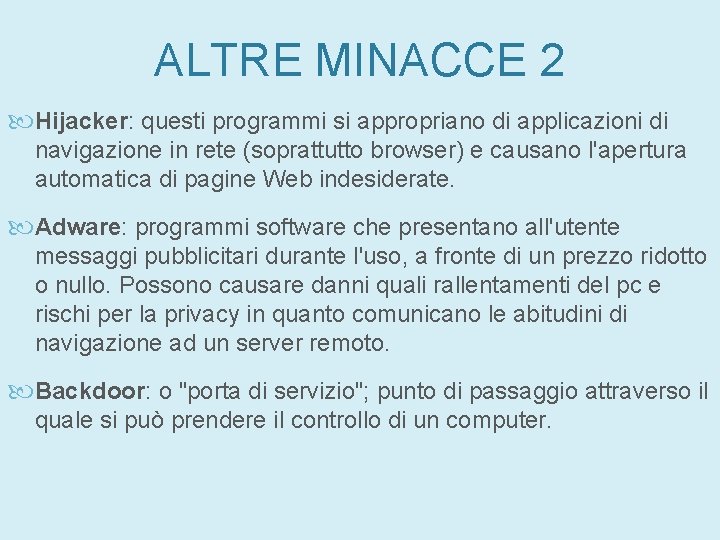 ALTRE MINACCE 2 Hijacker: questi programmi si appropriano di applicazioni di navigazione in rete ALTRE MINACCE 2 Hijacker: questi programmi si appropriano di applicazioni di navigazione in rete