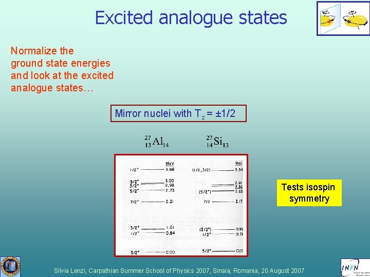 Excited analogue states Normalize the ground state energies and look at the excited analogue Excited analogue states Normalize the ground state energies and look at the excited analogue