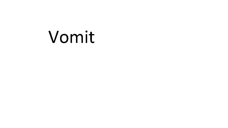 Vomit 