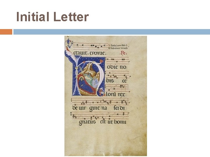 Initial Letter 