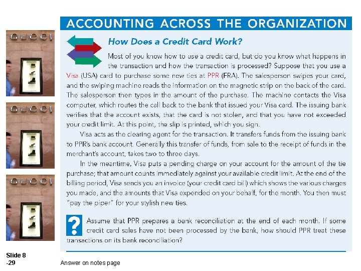 Slide 8 -29 Answer on notes page Slide 8 -29 Answer on notes page