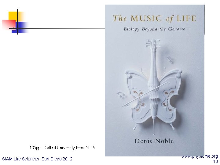 135 pp. Oxford University Press 2006 SIAM Life Sciences, San Diego 2012 www. physiome.