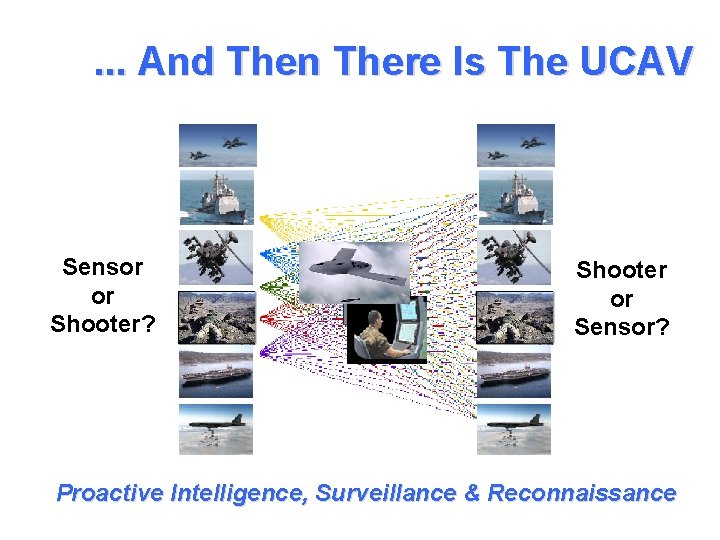 . . . And Then There Is The UCAV Sensor or Shooter? Shooter or