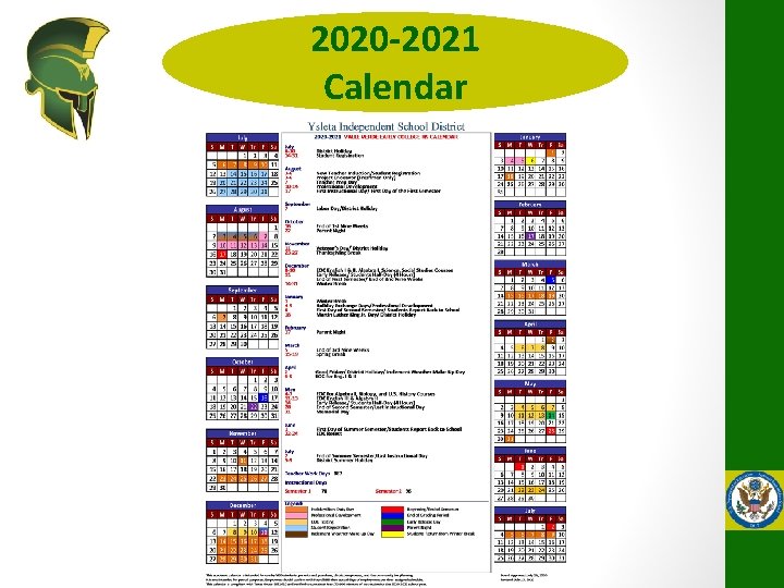 2020 -2021 Calendar 