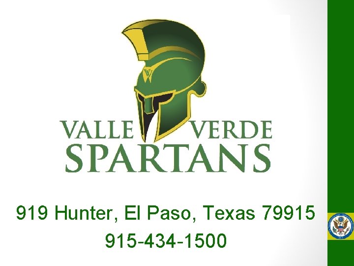 919 Hunter, El Paso, Texas 79915 915 -434 -1500 