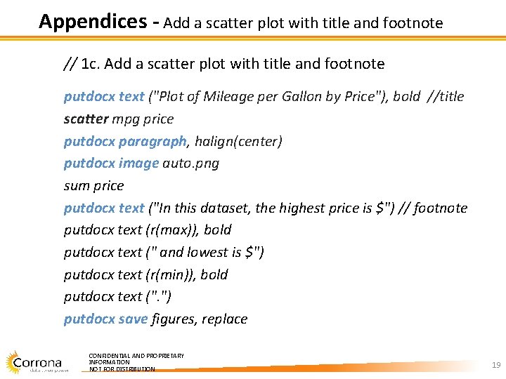 Appendices - Add a scatter plot with title and footnote // 1 c. Add Appendices - Add a scatter plot with title and footnote // 1 c. Add