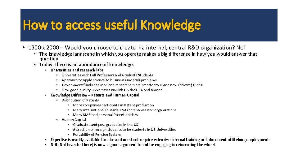 How to access useful Knowledge • 1900 x 2000 – Would you choose to