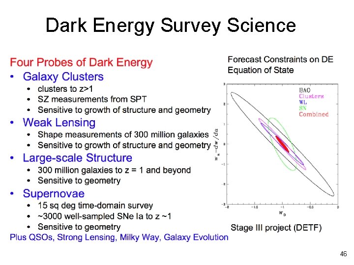 Dark Energy Survey Science 46 