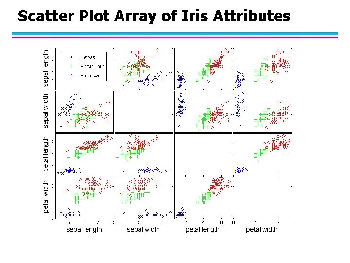 Scatter Plot Array of Iris Attributes 