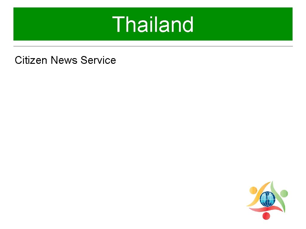 Thailand Citizen News Service 