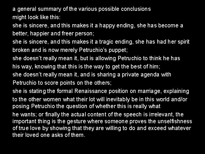 a general summary of the various possible conclusions might look like this: she is a general summary of the various possible conclusions might look like this: she is