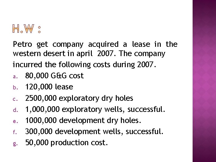 Petro get company acquired a lease in the western desert in april 2007. The