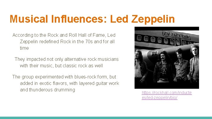 Musical Influences: Led Zeppelin According to the Rock and Roll Hall of Fame, Led