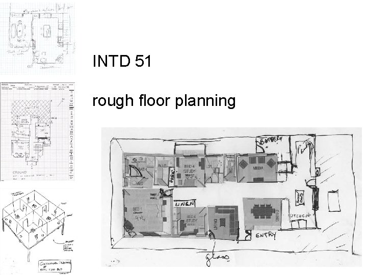 INTD 51 rough floor planning 