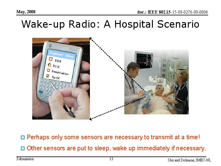 May, 2008 doc. : IEEE 802. 15 -15 -08 -0276 -00 -0006 Wake-up Radio: