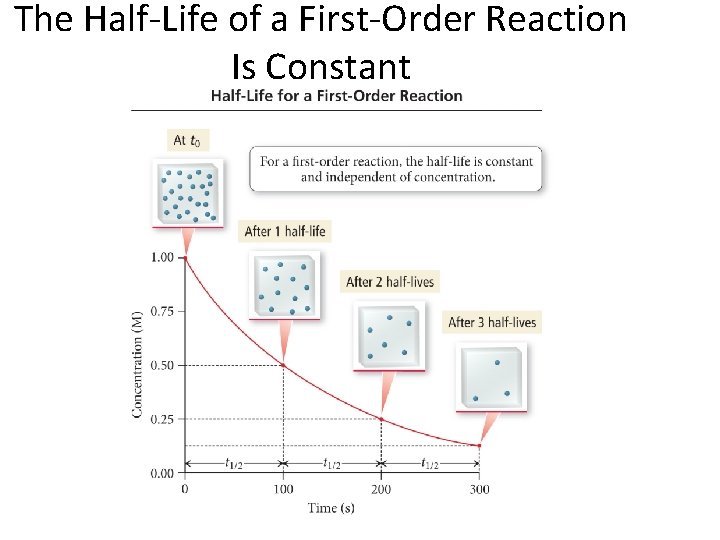 The Half-Life of a First-Order Reaction Is Constant Insert Figure 13. 11 