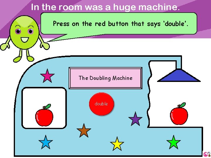 In the room was a huge machine. What’s a ‘Doubling Machine’? Press theout redwhat