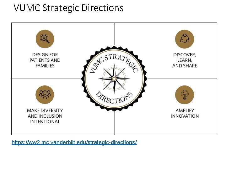 VUMC Strategic Directions https: //ww 2. mc. vanderbilt. edu/strategic-directions/ 