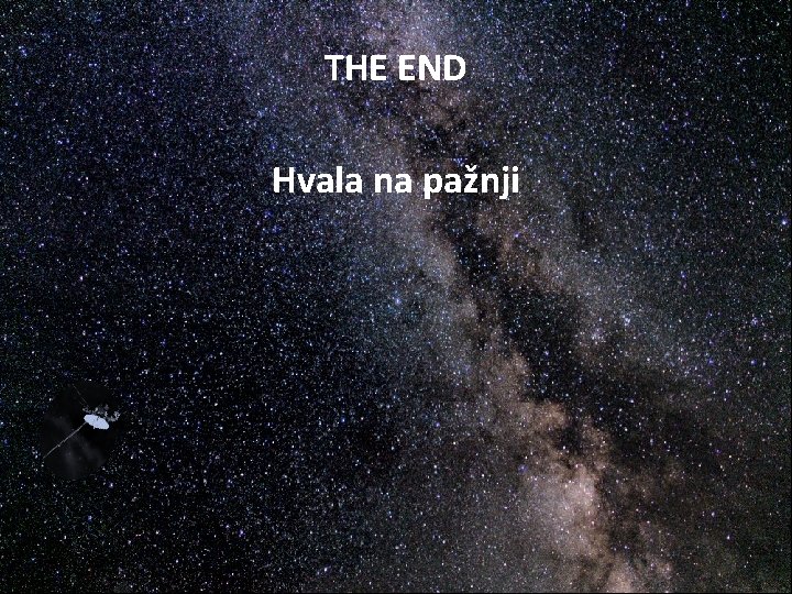 THE END Hvala na pažnji 2/25/2021 Miloš Kovačević 