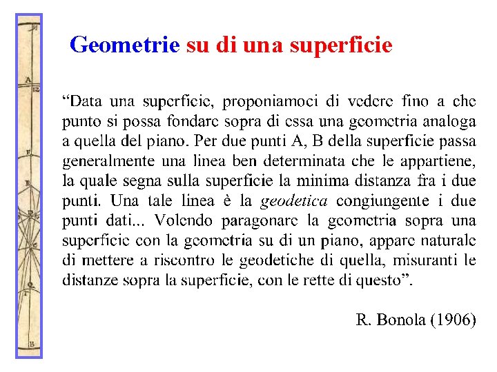 Geometrie su di una superficie 