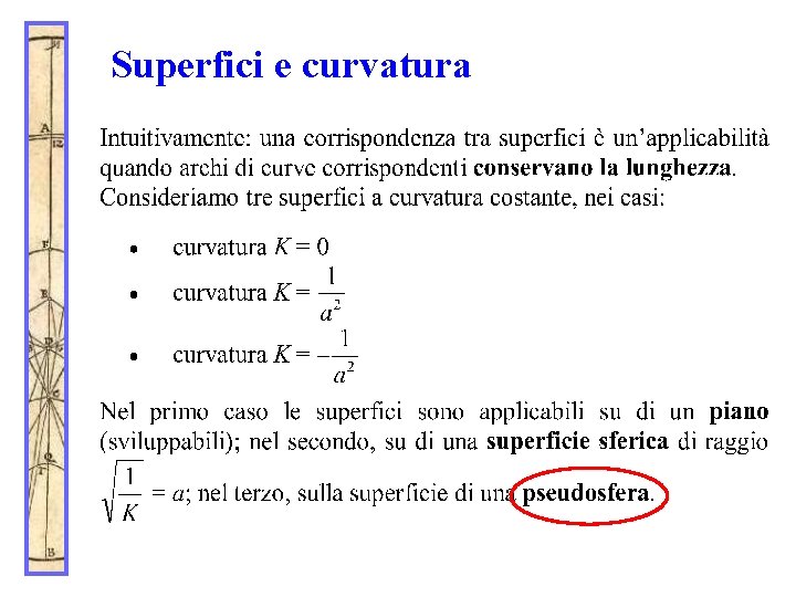 Superfici e curvatura 