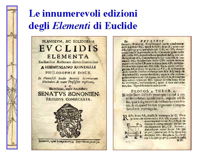 Le innumerevoli edizioni degli Elementi di Euclide 