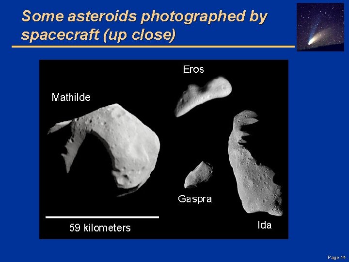 Some asteroids photographed by spacecraft (up close) Page 14 