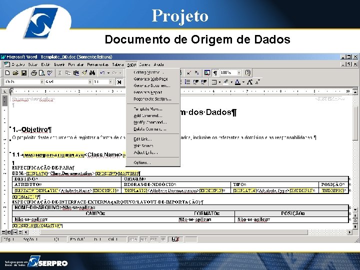 Projeto Documento de Origem de Dados 